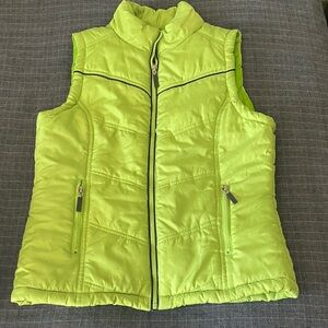 Paris Blues Lime Green Puffer Vest